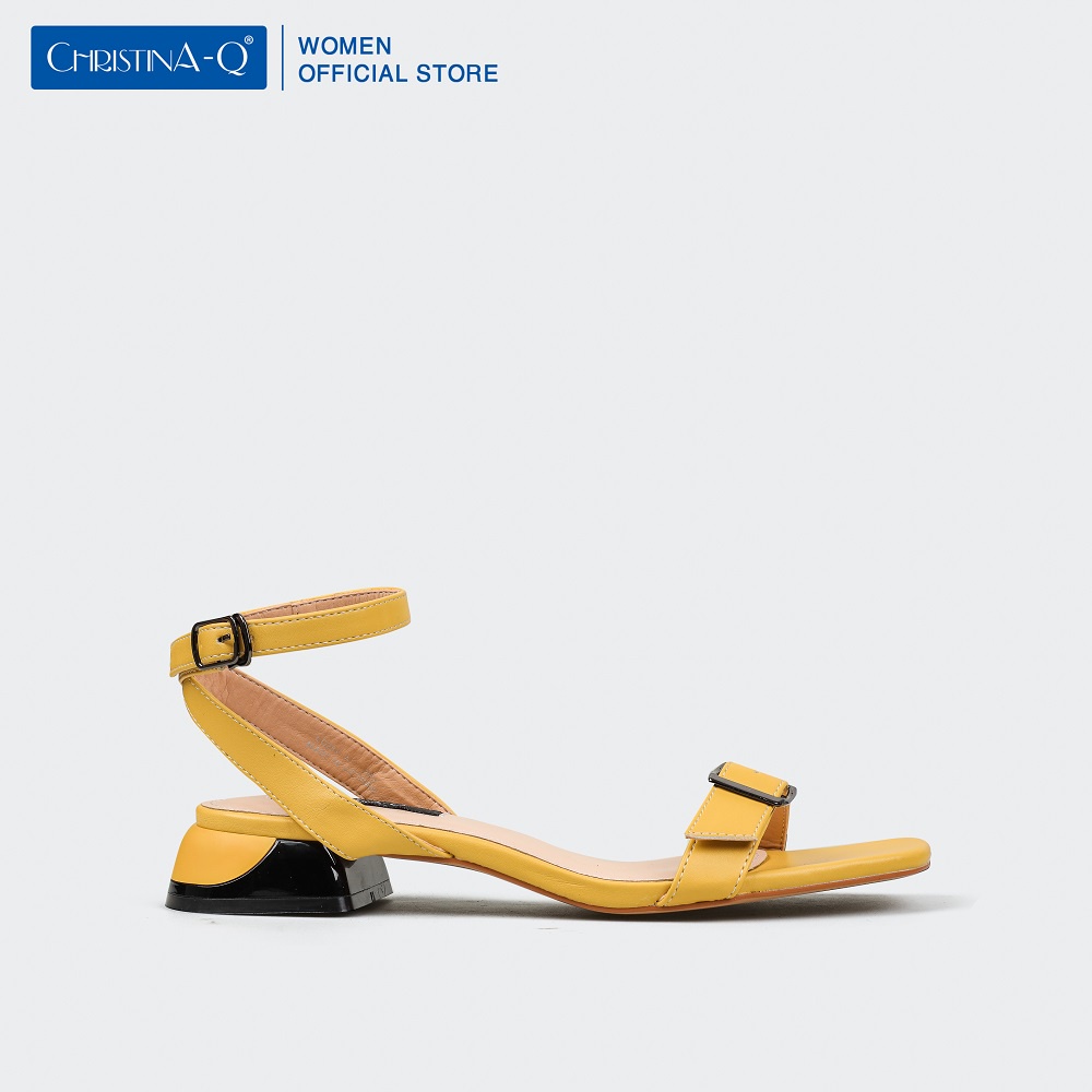 Giày sandals nữ gót trụ ChristinA-Q XDN284