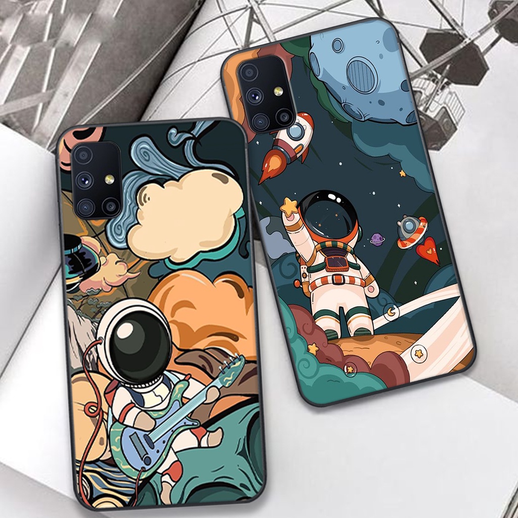Ốp lưng SS M51 phi hành gia vũ trụ siêu đáng yêu, dễ thương. Ốp lưng Samsung chính hãng RẺ - BỀN - ĐẸP