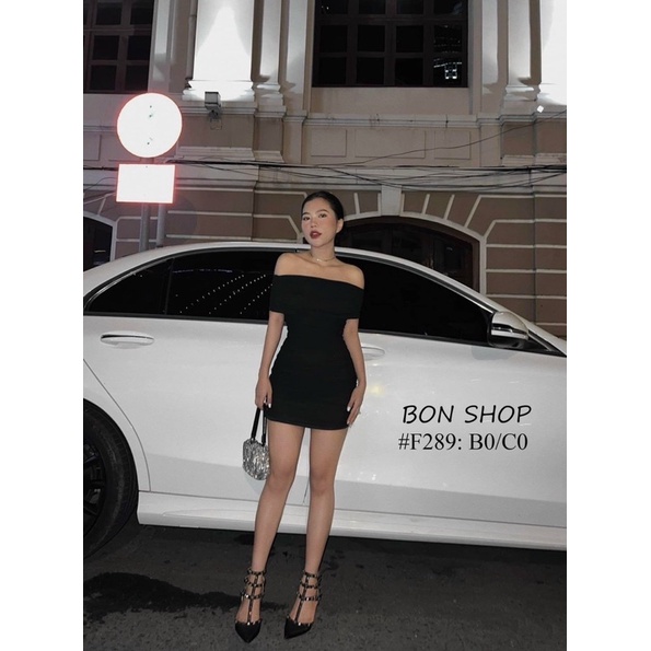 Váy Body trễ vai nhún sườn Đầm ôm body tay dai phong cách thời trang nữ | BigBuy360 - bigbuy360.vn