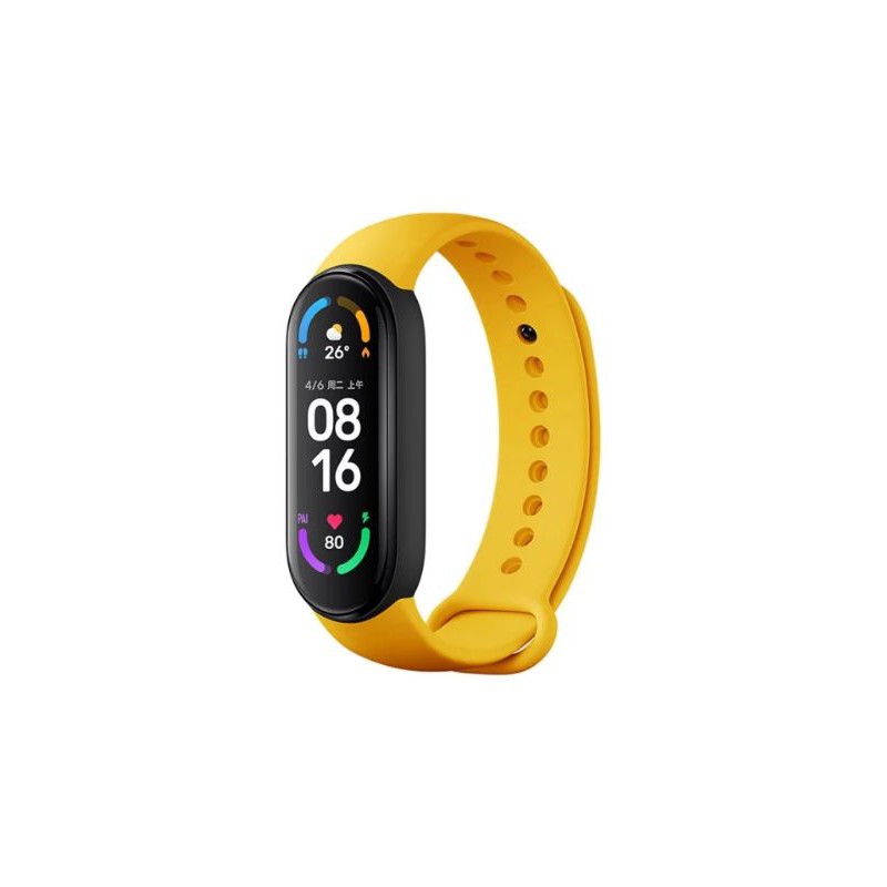 Dây Đeo Cao Su Thay Thế Cho Xiaomi Mi band 6 Siêu Mềm