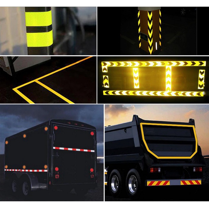 Cuộn Dán Phản Quang Decal Nhiều Màu Sắc, Cảnh Báo An Toàn, Công Trường Đang Thi Công, khu vực nguy hiểm, chỉ dẫn lối đi