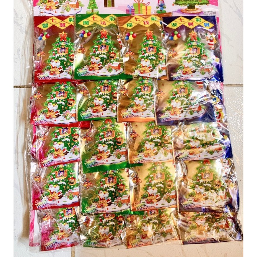 Cây thông nở hoa đồ chơi noel tuổi thơ cây thông noel giáng sinh MERRY CHRISTMAS