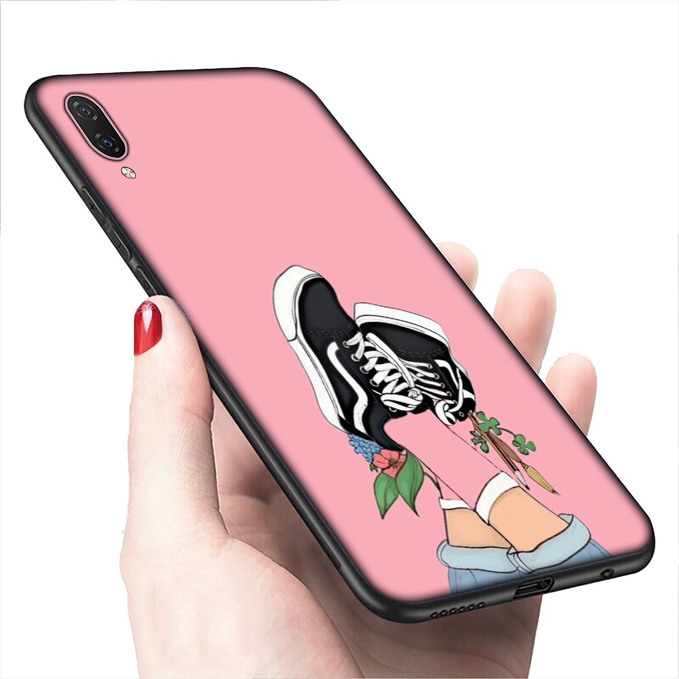 Soft Silicone iPhone 11 Pro XR X XS Max 7 8 6 6s Plus + Cover Shoes Fashion VANS Phone Case
