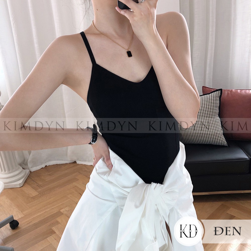 Áo thun nữ áo hai dây chéo KIMDYN [KDA06]