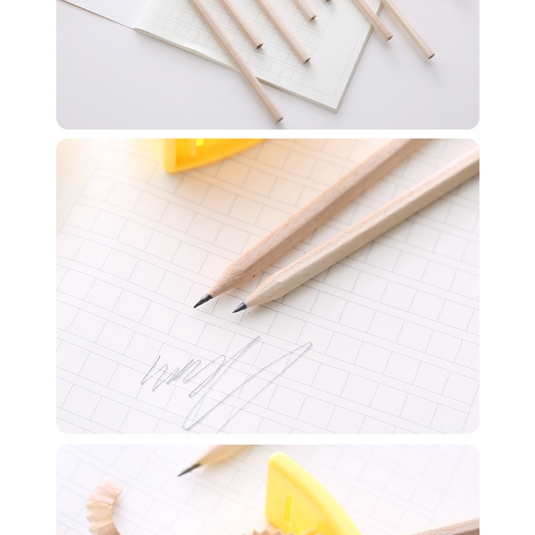 [Hàng mới về] Bút chì gỗ chuốt đơn giản sắc nét