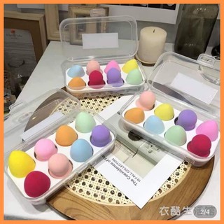 Hộp 8 miếng mút trang điểm mềm mại đa năng