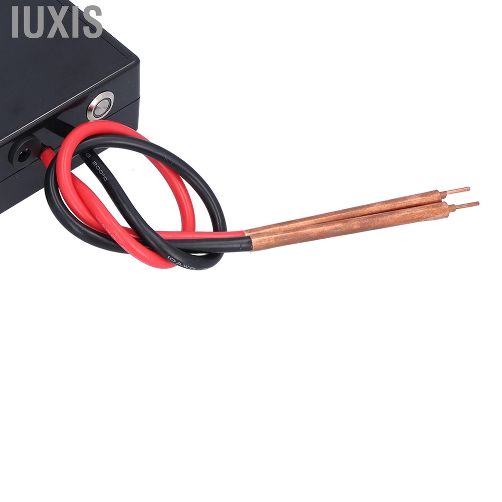Iuxis Spot Welder 18650 Battery Rechargeable Handheld Portable Machine with Heat Shrink Tube Nickel Sheet for Household