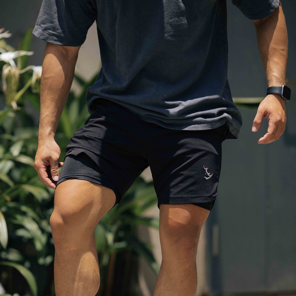[SALE SỐC] Quần Tập Gym Nam 2 Lớp - QS7