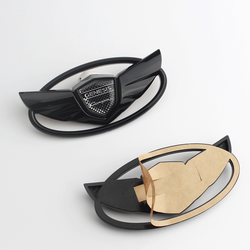 Bộ 7 logo Dán Trang Trí Vô Lăng Xe Hơi Hyundai Rohens genesis coupe