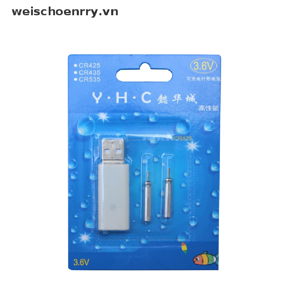 Bộ Sạc Pin CR425 USB Chuyên Dụng Cho Phao Câu Cá Ban Đêm