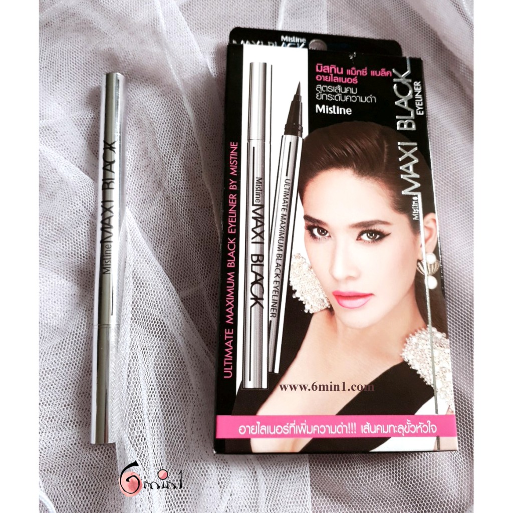 [MISTINE THAI LAN] Bút Kẻ Mắt Nước Mistine Maxi Black Eyeliner