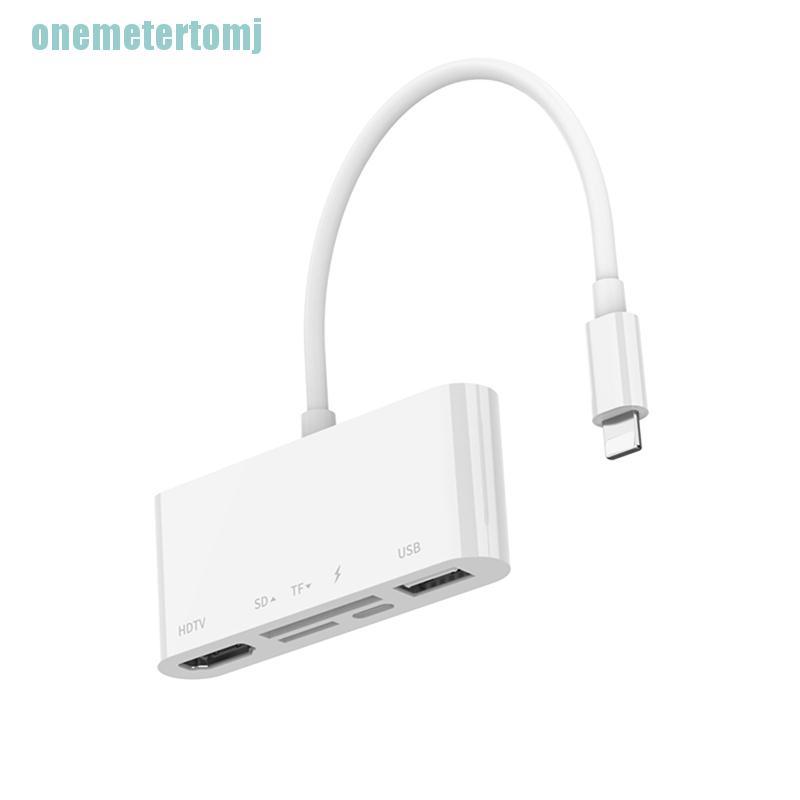 Đầu Đọc Thẻ Nhớ Cổng Lightning Sang Usb Sd Tf 1080p