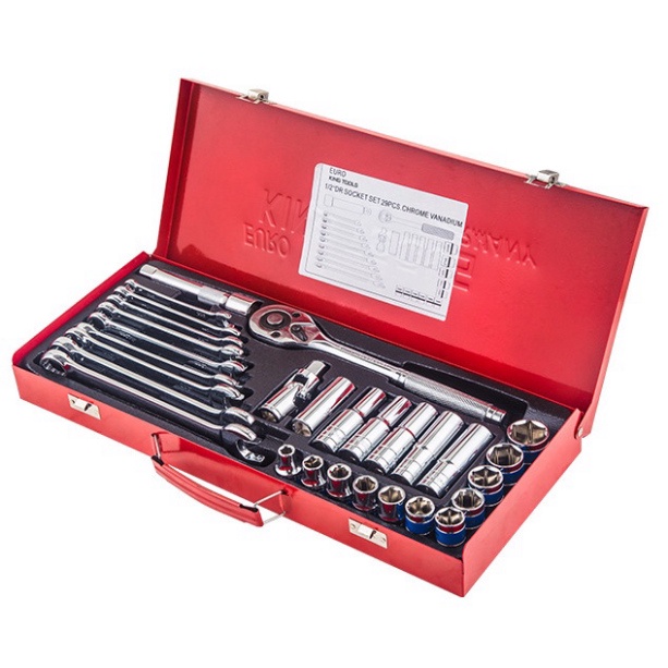 Sỉ giá cực rẻ| Bộ dụng cụ sửa chữa ô tô xe máy 29 chi tiết EURO KINGTOOL Cao Cấp Made in Germany |Dụng cụ thiết bị và ph