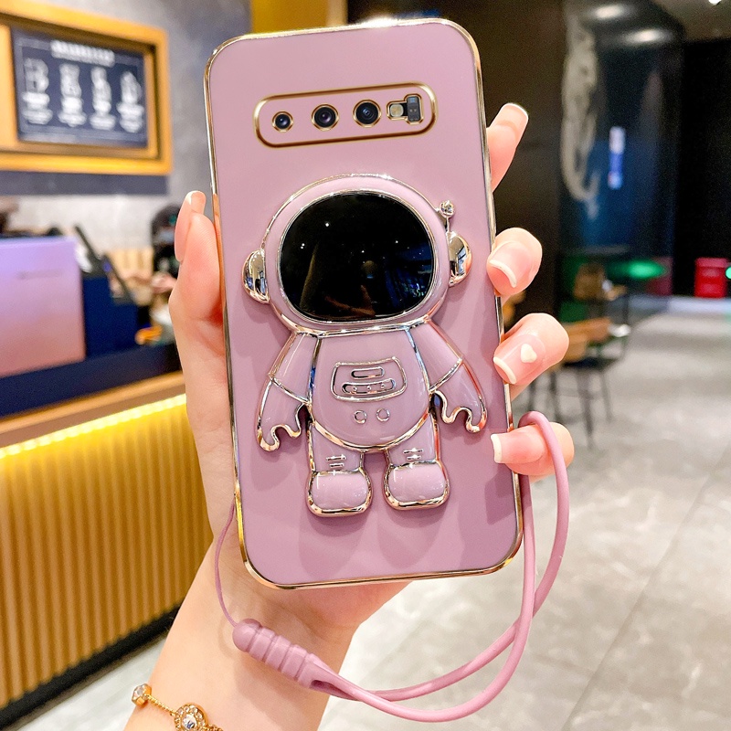 Ốp điện thoại có giá đỡ hình phi hành gia cho Samsung S10 Samsung S10 Plus Samsung S20 Samsung S20fe Samsung S20 Plus