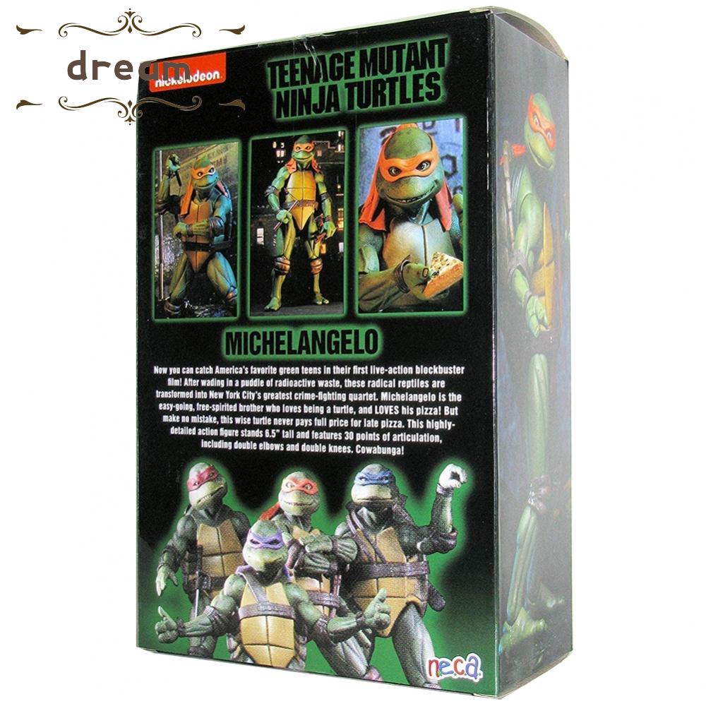 【DREAMLIFE】NECA Teenage Mutant Ninja Turtles 1990 Movie Official 7 TMNT Action Figure