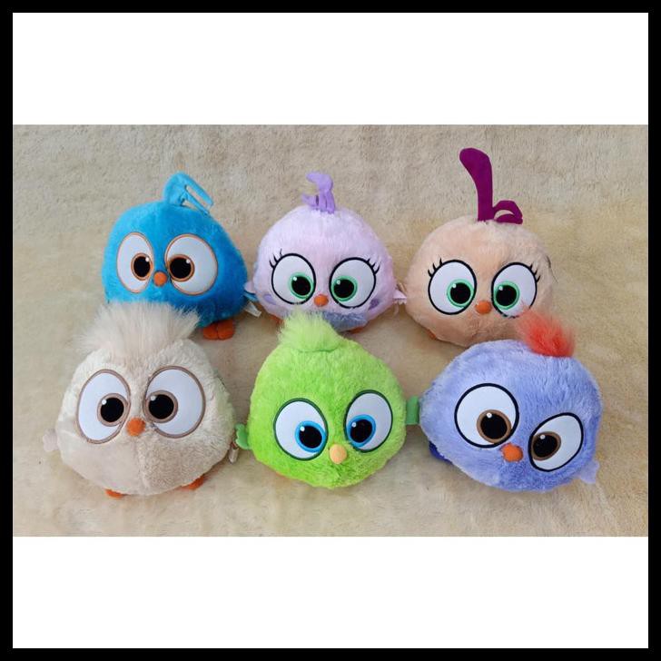 Thú Nhồi Bông Hình Angry Birds 6 Chế Độ Size S - Zoe 8inch