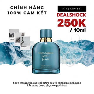 ❤️ ..::✨nước hoa d&g light blue forever pour homme edt 5ml/10ml/20ml✨::..
