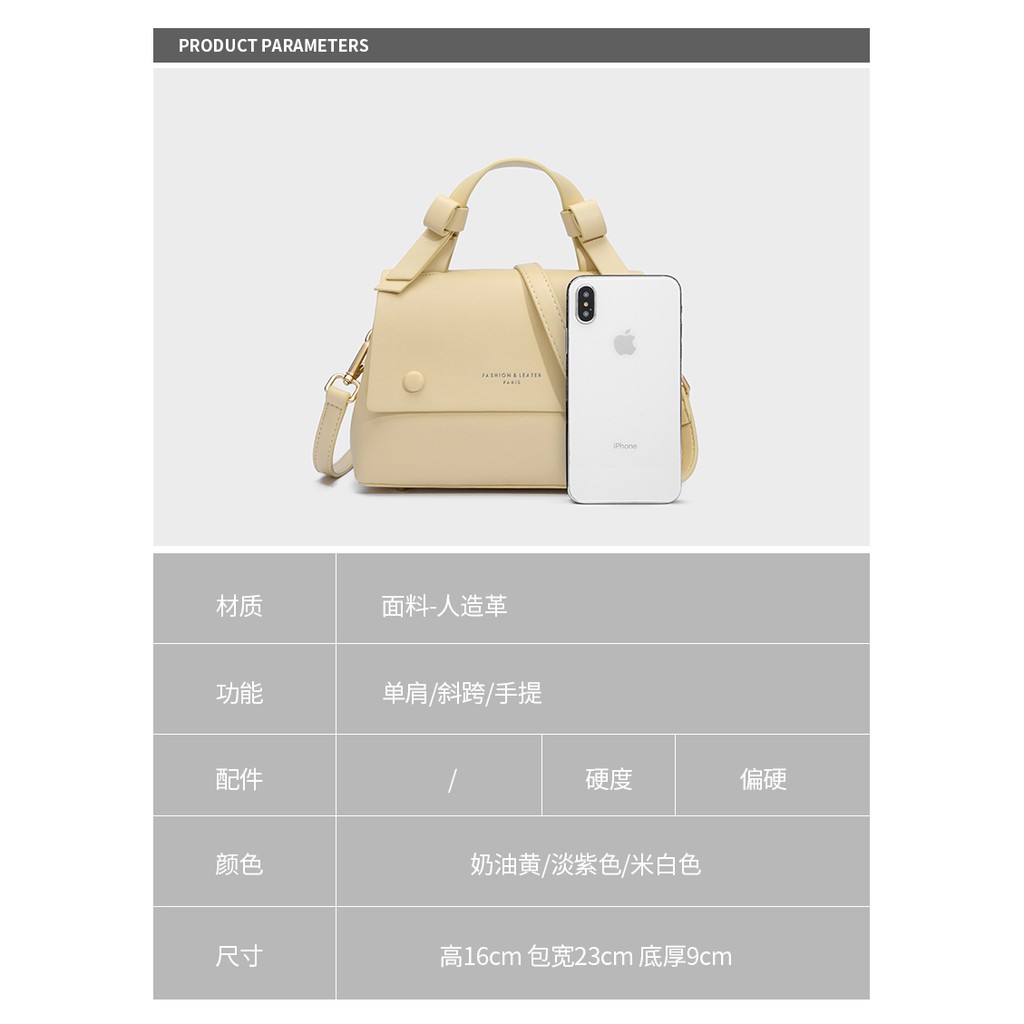 Túi Xách Nữ Đeo Chéo FASHION BAGS Dáng Công Sở Mới Phối Nơ Cực Đẹp SIÊU HOT HIT | BigBuy360 - bigbuy360.vn