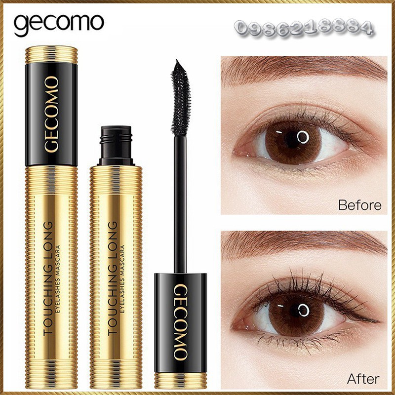 Chuốt mi dày và cong dài Gecomo Touching Long Eyelashes Mascara GTM1 PH68