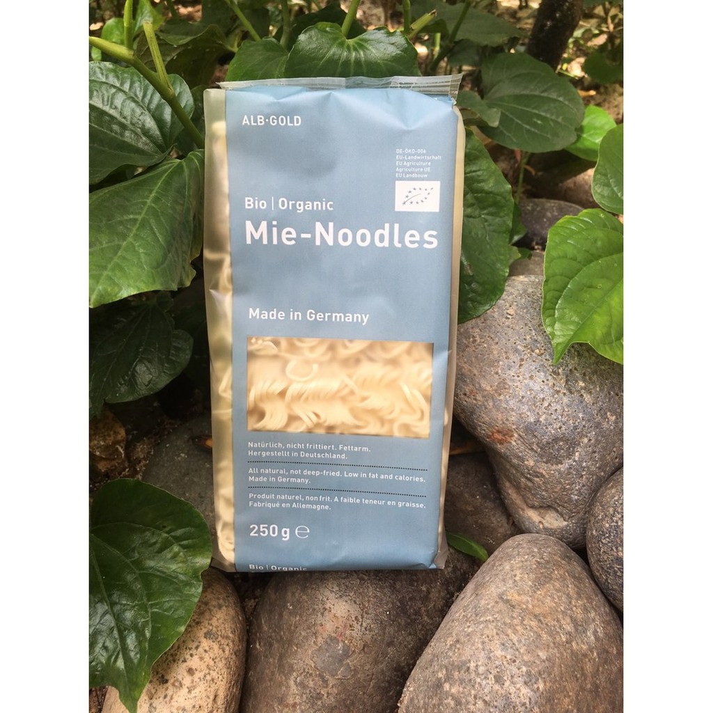 Mì ăn liền hữu cơ không trứng và có trứng ALB GOLD 250g (4 miếng) | BigBuy360 - bigbuy360.vn