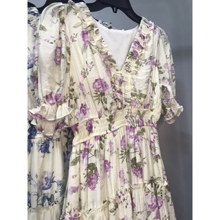 MAXI ĐẦM HOA LỤA