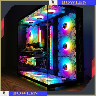 Quạt led pc rgb, fan led case rgb coolmoon d1 - led rgb 16 triệu màu, 366 hiệu ứng - đồng bộ hub coolmoon