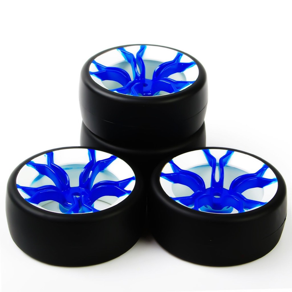 4 bánh xe 12mm thay thế cho xe điều khiển từ xa cỡ 1/10 chuyên drift