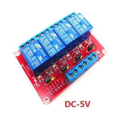 MODULE RELAY 4 KÊNH 5VDC KÍCH MỨC CAO , MỨC THẤP HIGH AND LOW