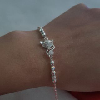 Lắc tay nữ bạc hồ ly