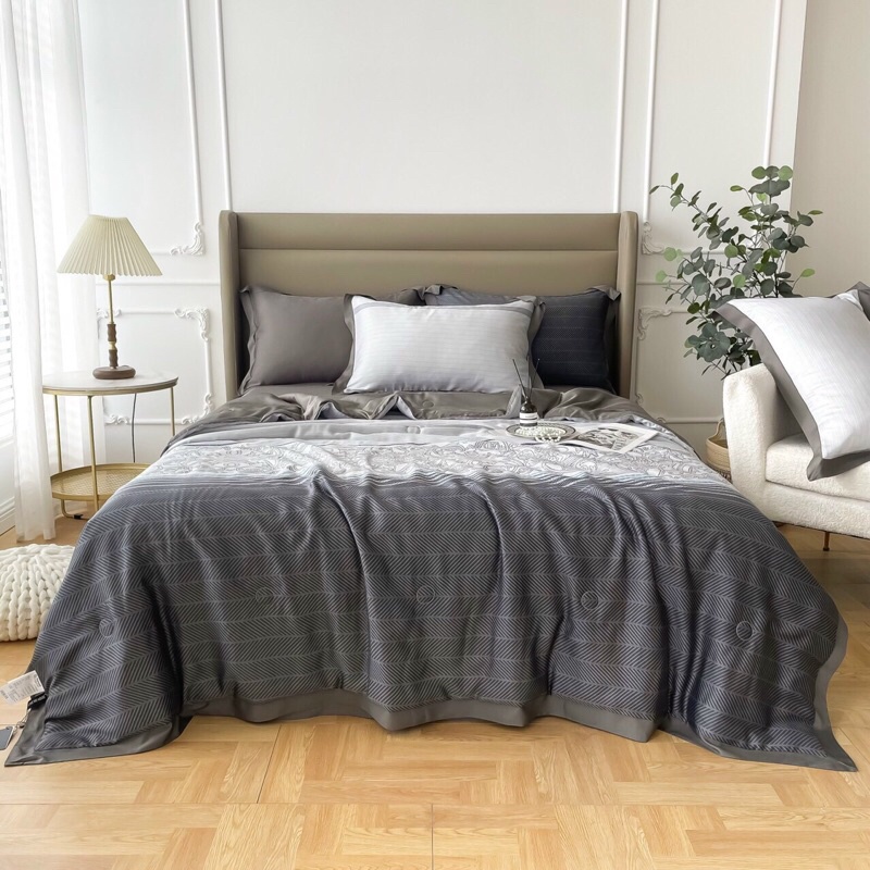 Bộ ga lụa tencel Cao cấp mát kèm chăn