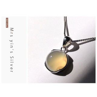vòng cổ Mặt Đá Pha Lê Chalcedon Thời Trang Dành Cho Nữ
