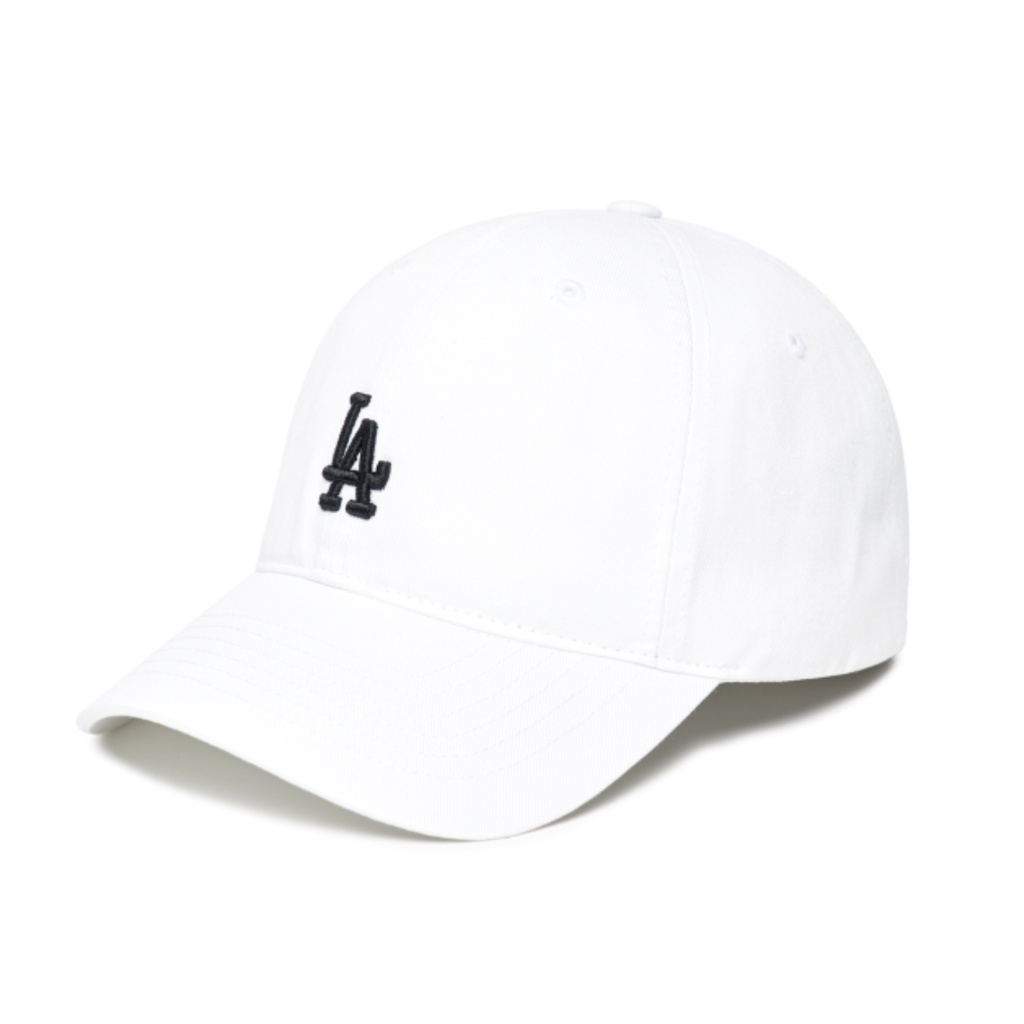 Mũ nón lưỡi trai MLB logo thêu LA phong cách basic nhiều màu năng động