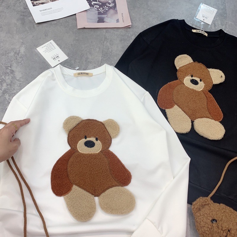 Siêu kute Set Áo Gấu mix túi Gấu