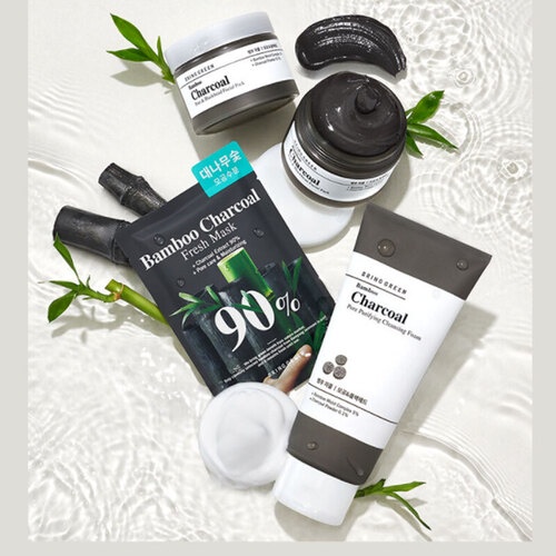 Bring Green Bamboo Charcoal Pore Purifying Cleansing Foam 300ml K beauty skincare