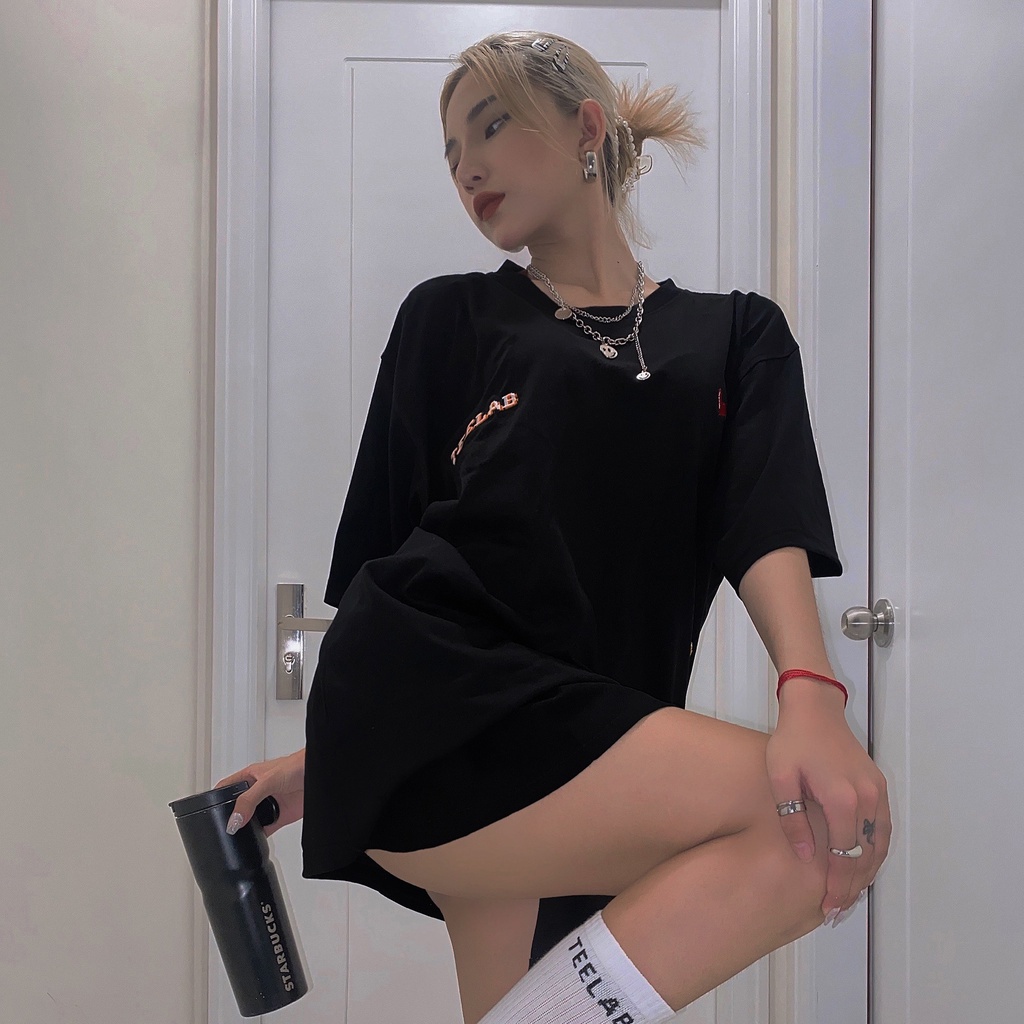 Áo thun Teelab Minimal Embroider Icon -Thời Trang Local Brand Giá Rẻ