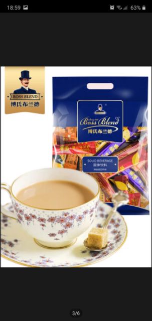 Bột pha trà sữa uống liền boss blend chính hãng