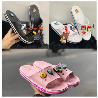 [Ảnh thật] Dép cross đúc quai ngang 1 đi mưa tặng 8 jb HMT STORE