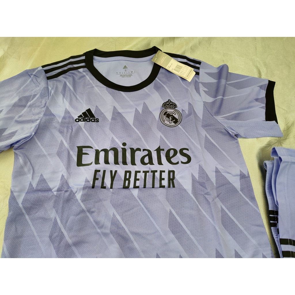 Bộ đá banh Real Madrid tím 2022 hàng thái cao cấp