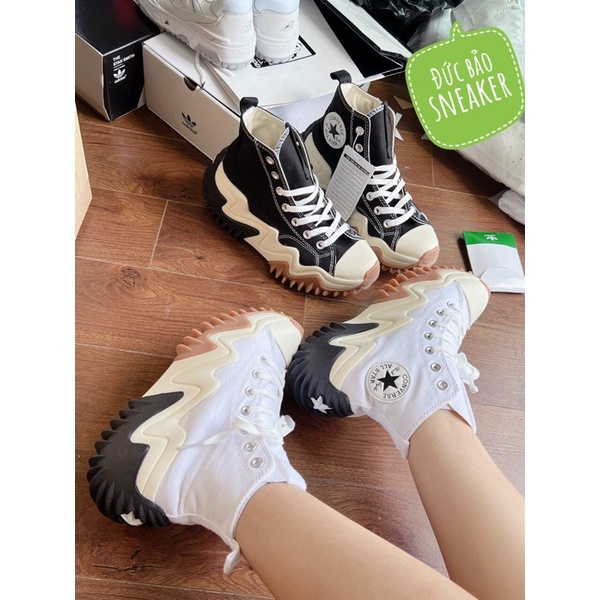 Giày cv motion đen ,trắng cao cổ , Giày sneaker nam nữ Full box