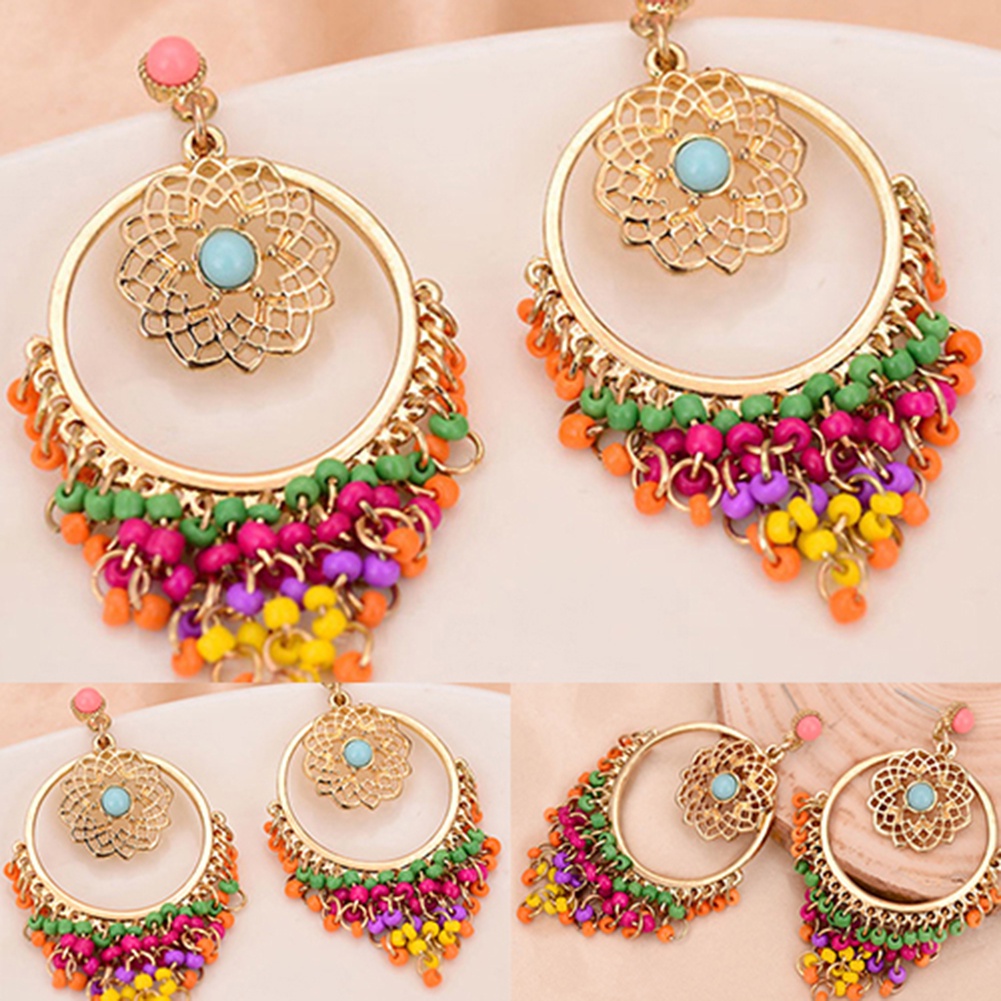 Khuyên tai nữ trang dáng dài tạo hình độc đáo