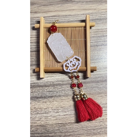 Ngọc bội loại vừa/ Phụ kiện Việt phục/ Phụ kiện cổ phục