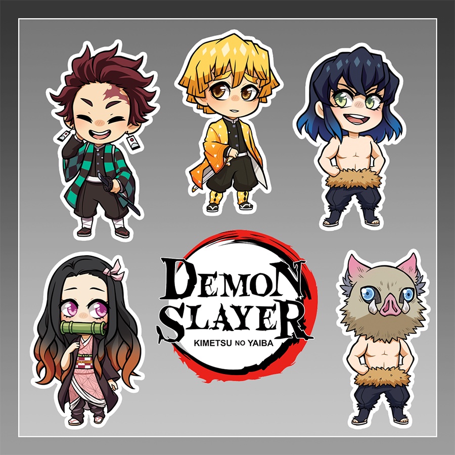[N-diy] Sticker Demon slayer (Tanjiro, Nezuko)