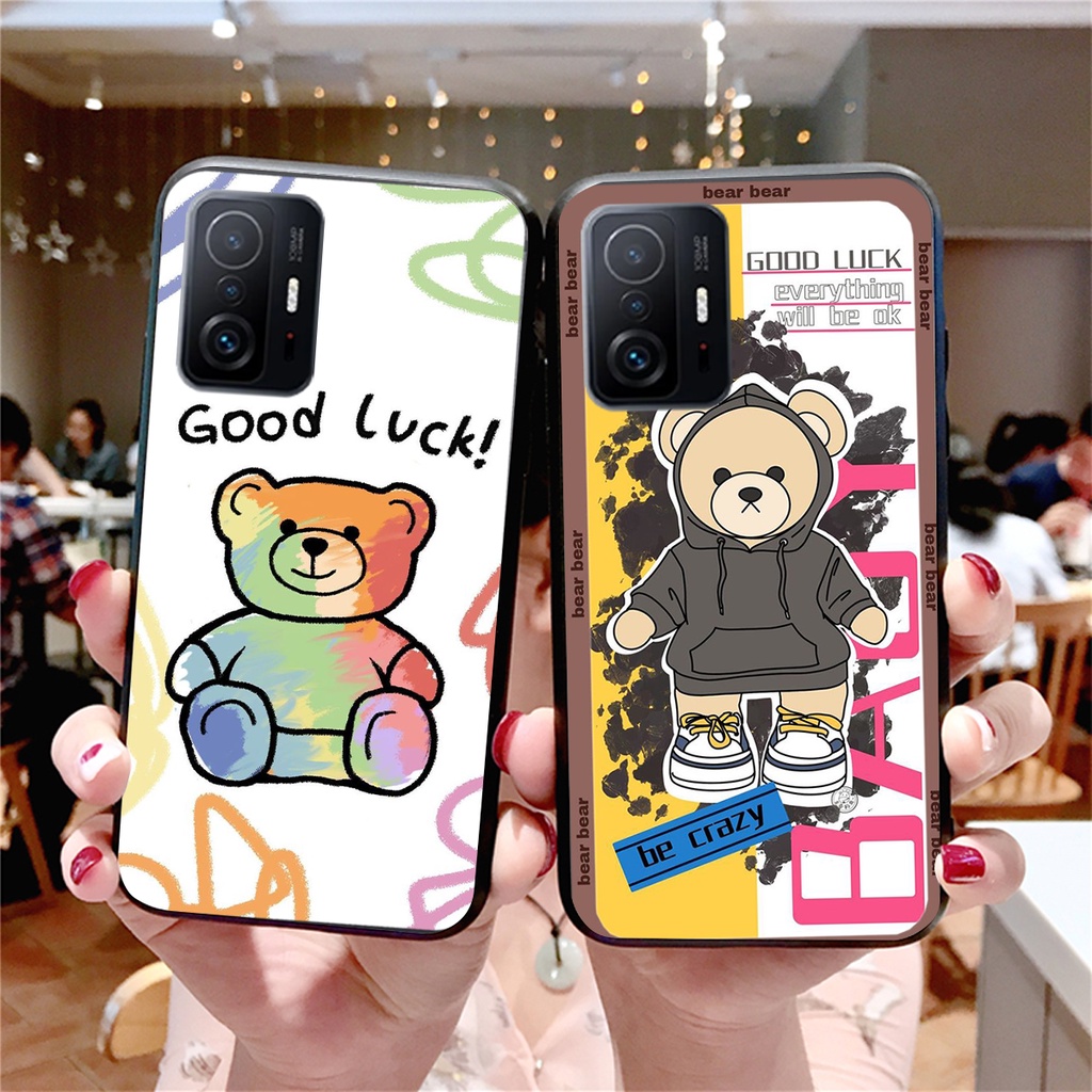 Ốp lưng Xiaomi Xiaomi 11T 5G - Xiaomi 11T Pro 5G ( Mi 11T 5G - Mi 11T Pro 5G) in chú gấu tinh nghịch siêu chất siêu rẻ