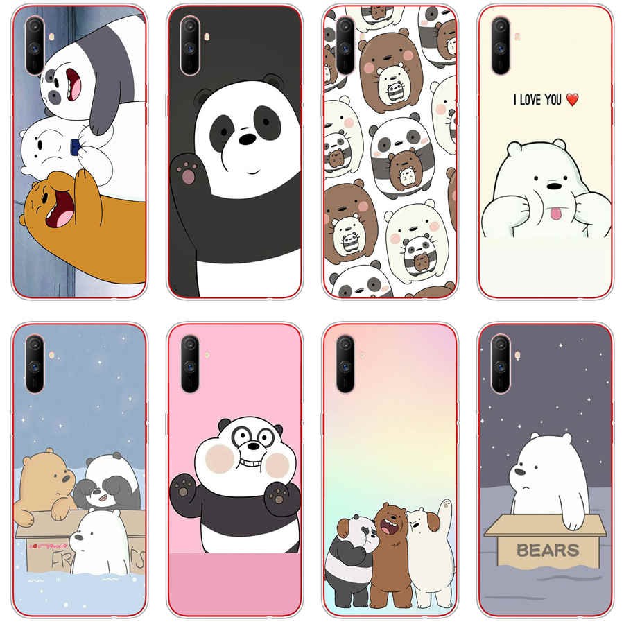 Ốp silicon Mềm In Hình Gấu We Bare Bears Cho Oppo Realme C3 / A1K / A37 / Neo 9 / F1 / A35 / F9 Pro