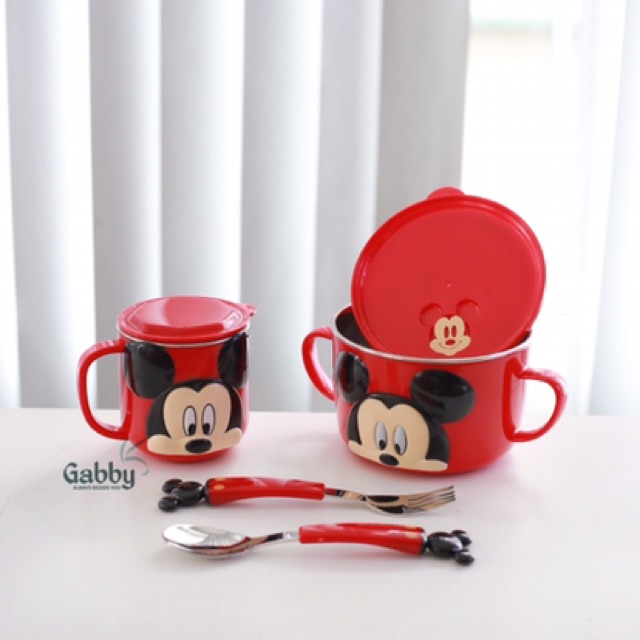 BỘ ĂN DẶM DISNEY 3D CHO BÉ - 4 MÓN