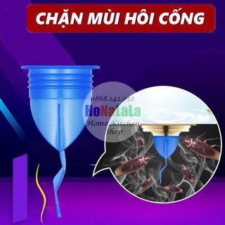 Bộ nắp phễu thoát sàn chống trào ngược, chặn mùi hôi, ngăn côn trùng, khử mùi đường thoát nước
