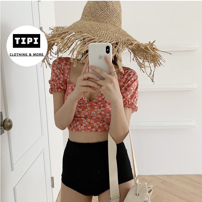 Bộ bikini đi biển cao cấp hoa Vivi