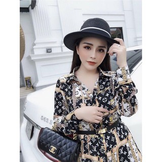 [Hot Hit] Váy sơ mi lụa siêu đẹp HQ -CÓ ẢNH THẬT -Hot trend 2019