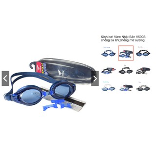 Kính bơi View Nhật Bản V500S chống tia UV,chống mờ sương