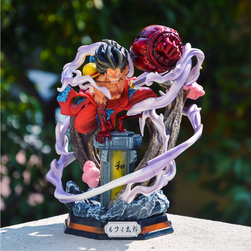 Mô hình luffy snakeman gear 4 đại chiến wano phiên bản mini